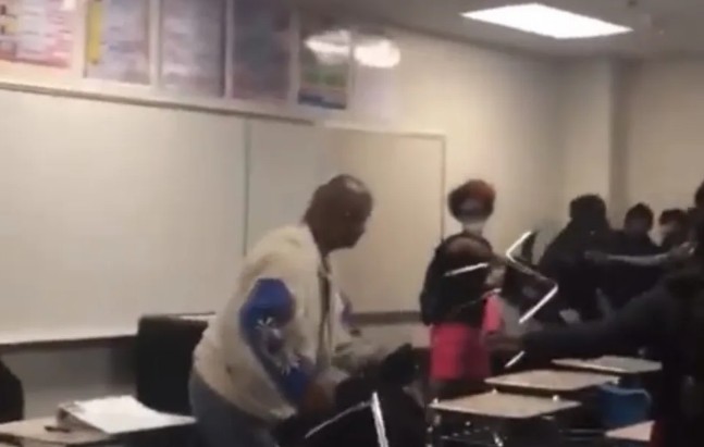 Substitute Teacher Treated By Paramedics After A Student Reportedly Hit Him In The Face With A Chair During Classroom Altercation