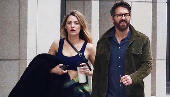 Blake Lively Walks With Ryan Reynolds In Sportswear On The Cool Streets Of New York