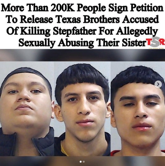 More Than 200k People Sign Petition To Release Texas Brothers Accused Of Killing Stepfather For Allegedly Sexually Abusing Their Sister