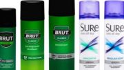 Brut, Sure Brand Deodorants Under Recall Due To Benzene