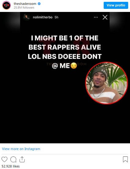 G Herbo Says That He’s “one Of The Best Rappers Alive” In Recent Instagram Post