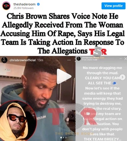 Chris Brown Says Y’all Owe Him An Apology In New Instagram Post