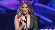 Jennifer Lopez Rocks Deep-plunging Bodysuit With Sheer Skirt At Iheartradio Music Awards