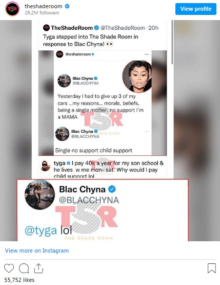 Blac Chyna Responds To Tyga And Rob Kardashian After They Clapback At Her Claims They Don’t Pay Child Support
