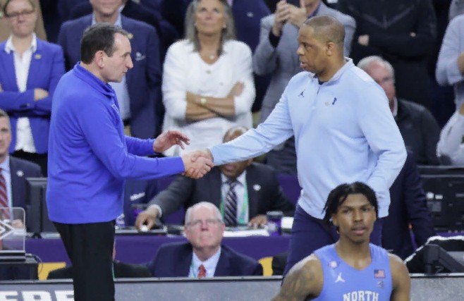 Watch: Duke Players Left Without Shaking Hands After Losing To Unc In Final Four