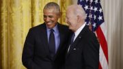 Barack Obama Jokingly Calls Joe Biden “vice President” While Returning To The White House To Celebrate The Anniversary Of The Affordable Care Act 